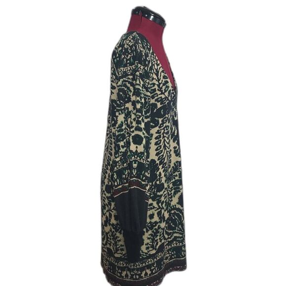 Free People Music and Lyrics Sweater Dress Women's Size Medium Mini V-Neck - Picture 6 of 14